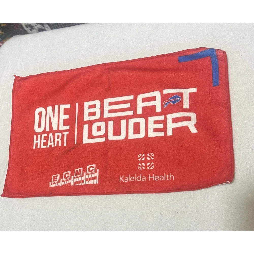 Buffalo Bills NFL Set Of 5 Rally Or Golf Towels New With Sticker